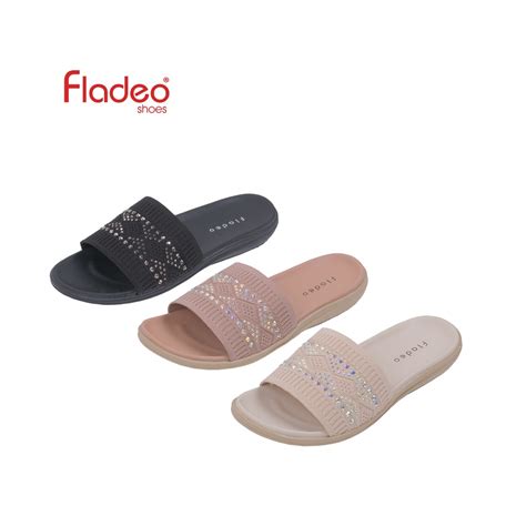 Jual Fladeo D22lds523 2hdsandal Slide Wanita Slipper Sandals