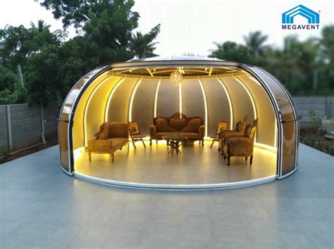 MEGAVENT Aluminium Polycarbonate Dome Or Garden Dome Model Name Number