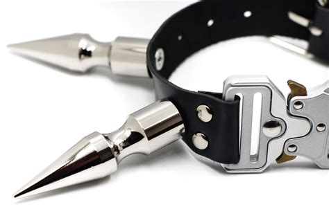 Goth Choker Industrial Choker Huge Spike Ckoker Punk - Etsy
