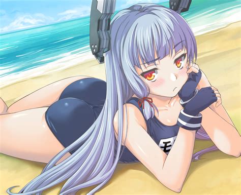 Anthropomorphism Ass Beach Gloves Ipuusan Pestxsan Kantai Collection