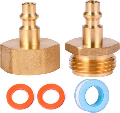 Amazon Pack Brass Winterize Blowout Adapter Male Quick