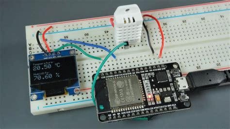 ESP32/ESP8266: DHT Temperature and Humidity Readings in OLED Display ...