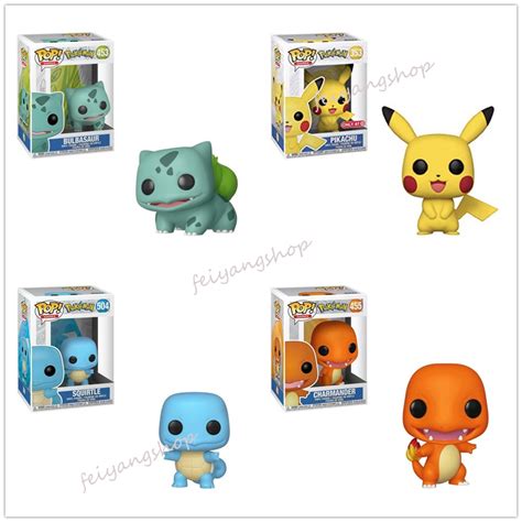 Funko Pop Pokemon Pokémon Pikachu Psyduck Squirtle Bulbasaur