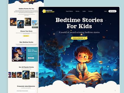 Bedtime Stories For Kids designs, themes, templates and downloadable graphic elements on Dribbble