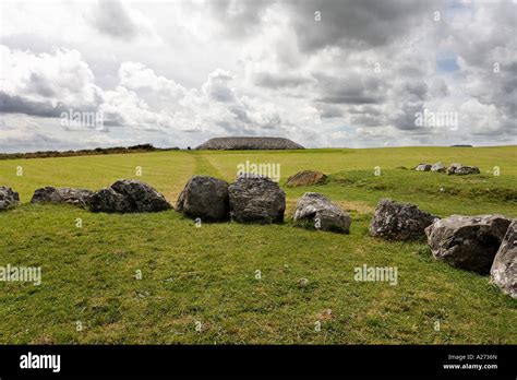 Stone circles of the Megalith era, Carrowmore, Sligo, Ireland Stock ...