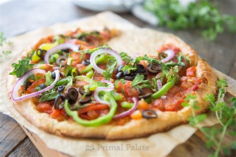 Perfect Paleo Pizza Primal Palate Paleo Recipes