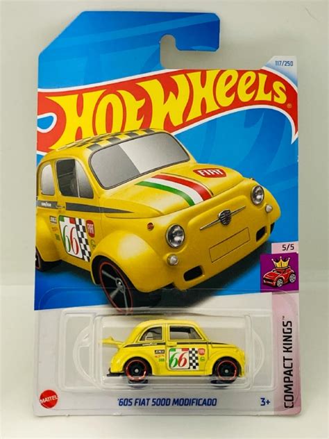 Hot Wheels 60s Fiat 500 Modificado Mainline 2024