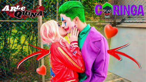 A Arlequina E O Coringa Se Beijaram Beijo Roubado Youtube