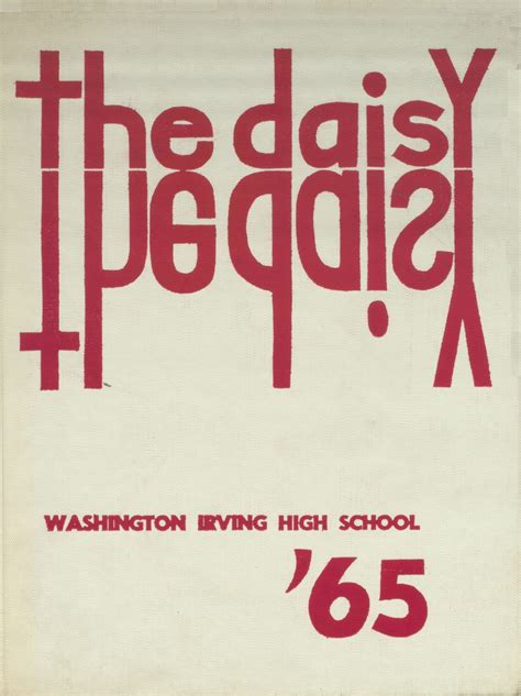 1965 yearbook from Washington Irving High School from New york, New ...