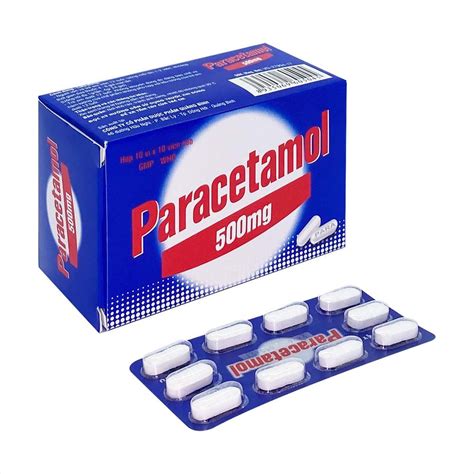 ThuỐc GiẢm Đau HẠ SỐt Paracetamol 500 Mg NhÀ ThuỐc PhÚc An