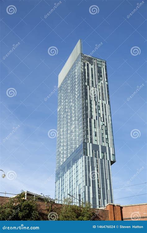 Manchester Greater Manchester Uk October 2013 Beetham Tower Aka