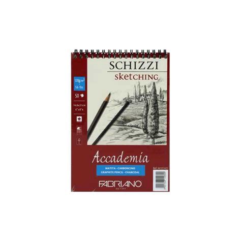 Blocco Schizzi Accademia Spiralato 50 Fogli Grana Naturale 120gr