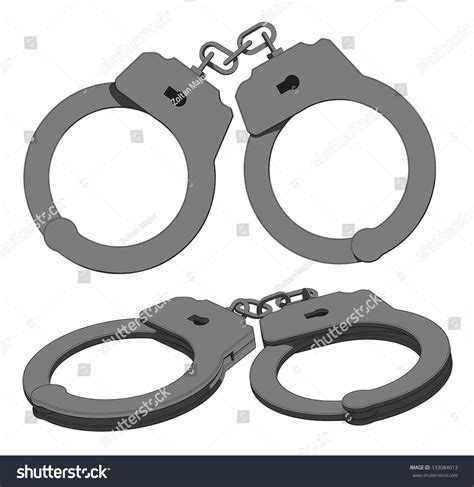 Handcuffs Stock Vector Royalty Free 133084013 Shutterstock