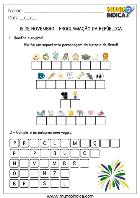 10 Atividades para o Dia da Proclamação da República