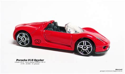 Garagem Hot Wheels Porsche 918 Spyder