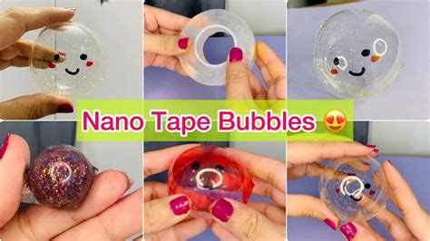 Diy Nano Tape Balloons How To Make Nano Tape Bubbles Nano Tape