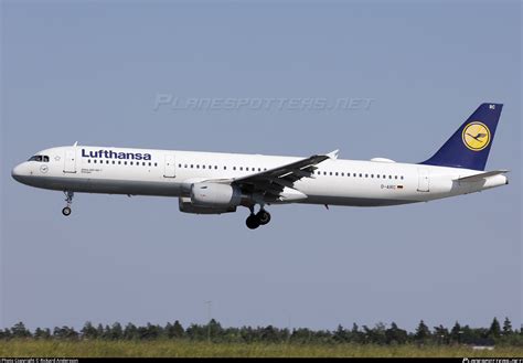 D AIRC Lufthansa Airbus A321 131 Photo By Rickard Andersson ID