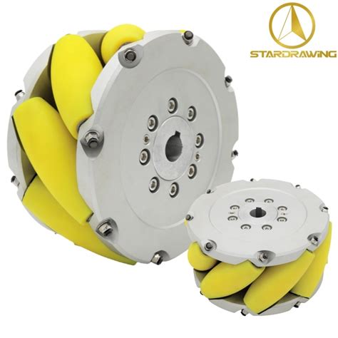 Stardrawing Industrial Agv Mecanum Wheel Heavy Duty Inch Mm