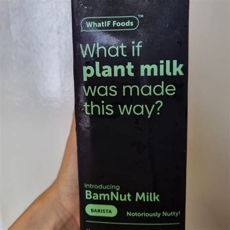 Whatif Foods Bamnut Plant Based Milk Barista Review Abillion