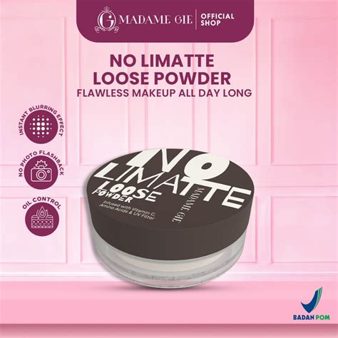 Jual Madame Gie No Limatte Loose Powder Soft Matte Finish Shopee