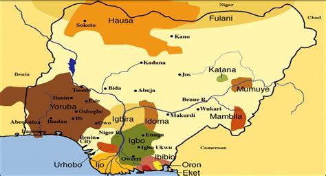 Hausa Fulani Map