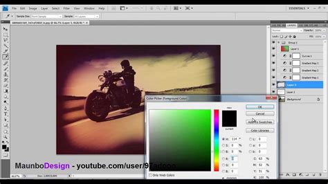 Photoshop CS4 Tutorial Retro Efekat Na Slici 2 PSD HD YouTube