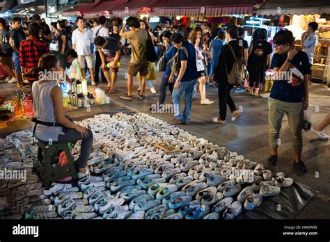 chatuchak night market bangkok thailand stock photo alamy