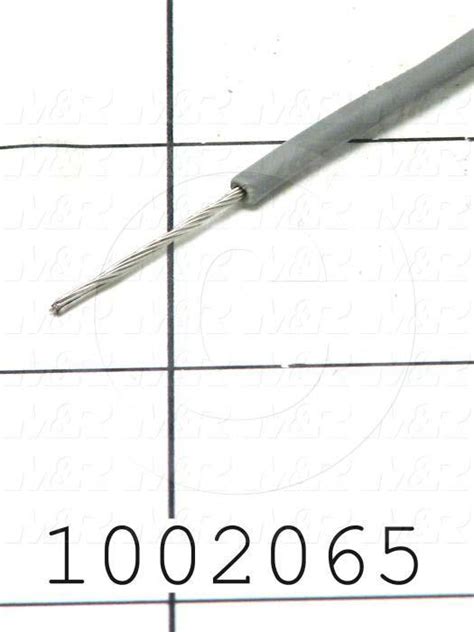 1002065 :: Wire, tfn solid, 20AWG, Gray, 150ºC :: M&R :: NuArc ...