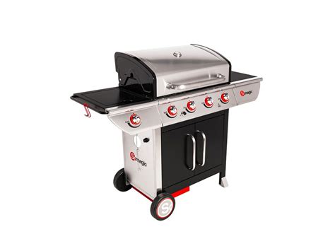 Barbecue Gaz Et Plancha Somagic Avec Chariot Manhattan Gpi