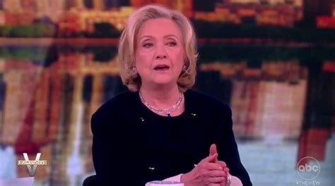 Hillary Clinton Cuts Down Calls For Ceasefire On ‘the View Fox News