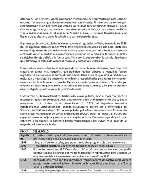 Unidad 1 Morfologia Del Robot PDF