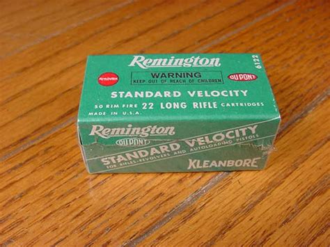 Box Of Remington Kleanbore Standard Velocity Long Rifle Lr