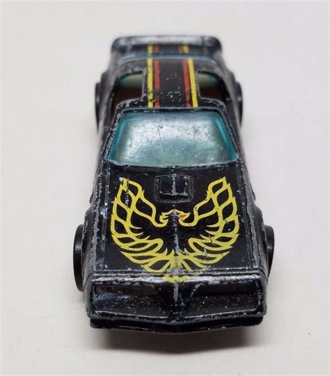 Hot Wheels Hot Bird Mattel Inc Hong Kong Black Yellow Variant RARE Vintage Manufacture