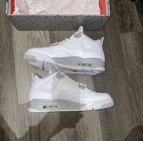 Jordan Brand AIR JORDAN 4 RETRO WHITE OREO | Grailed