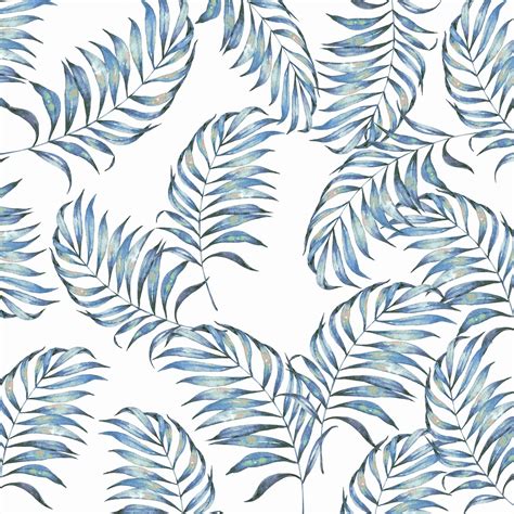 Blue Leaves Wallpaper - Buy Now on Happywall