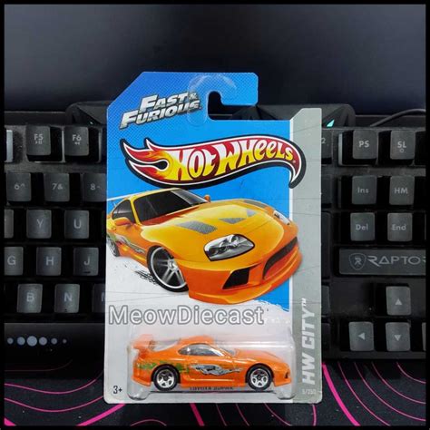 Jual Hot Wheels Toyota Supra Oren Hotwheels Toyota Supra Orange Shopee Indonesia