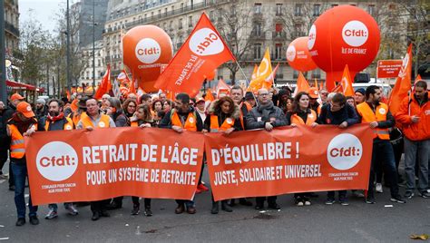 Retraites La Cfdt Poursuivra Son Travail En Dehors Dactions De Rue