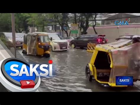 Thunderstorm Nagpabaha At Nagpabagal Ng Trapiko Sa Ilang Bahagi Ng