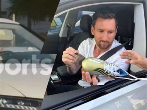 REGARDER Lionel Messi saute le feu rouge à Miami puis est escorté