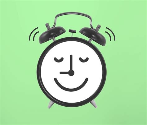 Premium Photo Cute Smiling Happy Alarm Time Clock Alarm Time Clock Character Concept