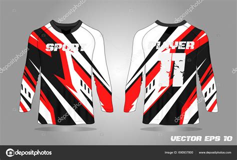 Football Shirt Design Template Stock Vector by ©Cemiwiuw 690937800