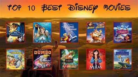 Top Ten Best Disney Movies