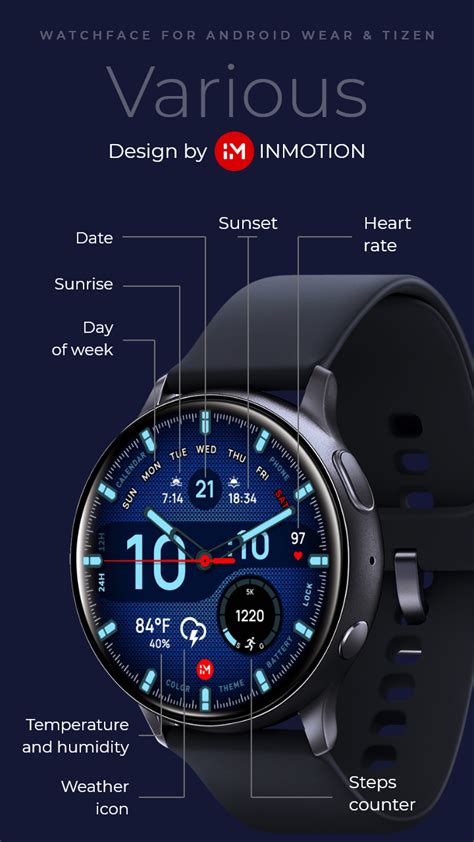 Inmotion Inmotion Carbon Free Watch Face For Apple Watch Samsung Gear