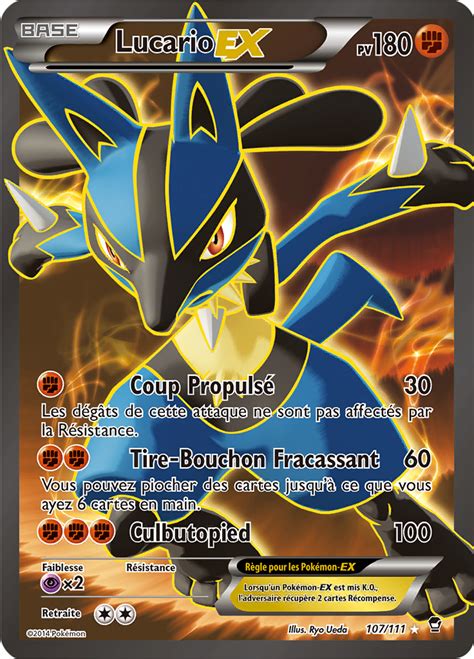 Lucario Ex Xy Poings Furieux 107 — Poképédia