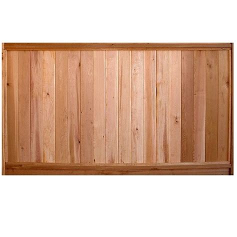 Cedar Fence Panels - Solid - Lumberworld