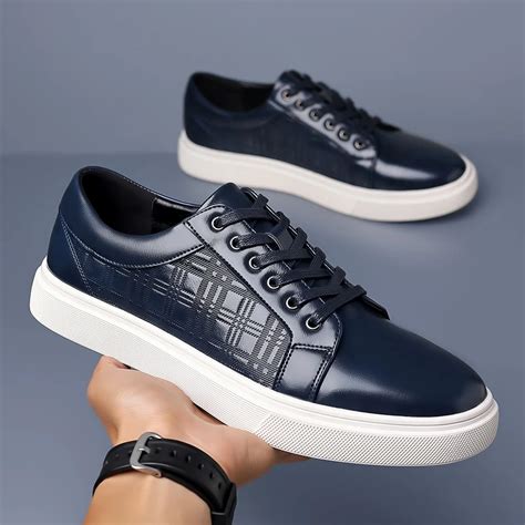 Zapatos Vulcanizados Para Hombre Zapatillas Informales Con Cordones