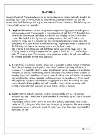 Summer Training Report On Bituminous Asphalt Road PDF