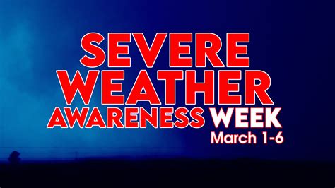 Severe Weather Awareness Week Prep Safety Weathernation