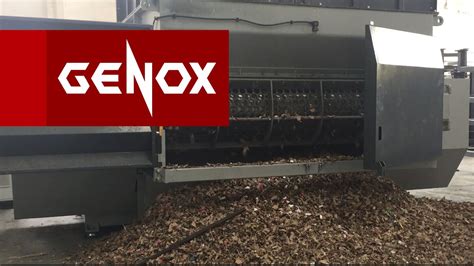 Single Shaft Shredder For Paper Bh Genox Recycling Tech Youtube