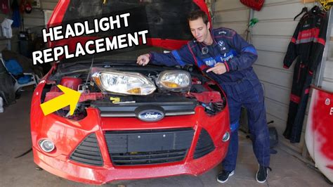 Ford Focus Mk Headlight Replacement Removal Youtube